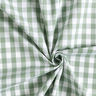 Tissu en coton Vichy à carreaux 1 cm – sauge/blanc,  thumbnail number 3