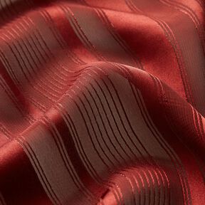 Chiffon Rayures satin avec Paillettes – carmin, 