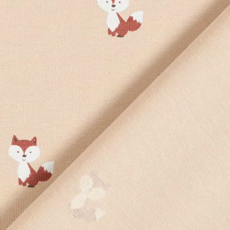 Jersey coton Petits renards – sable,  image number 4