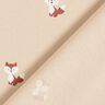 Jersey coton Petits renards – sable,  thumbnail number 4
