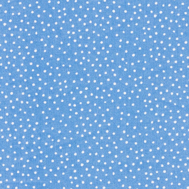 Tissu en coton Cretonne feine Punkte – bleu,  image number 1