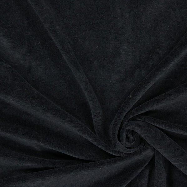 Tissu Nicki Uni – noir,  image number 1