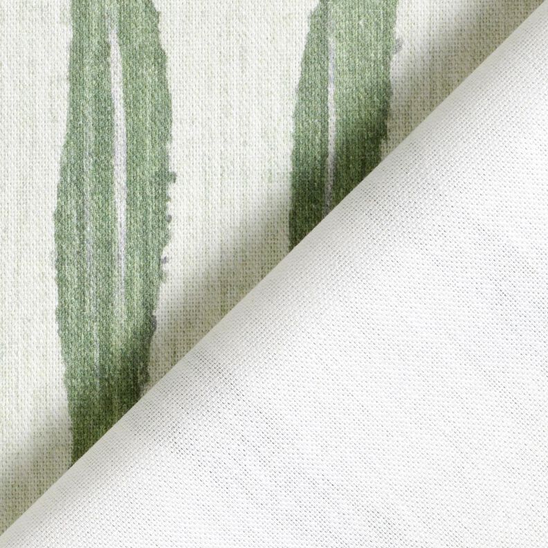 Tissu de décoration Semi-panama Rayures ondulées – roseau, image number 4