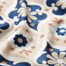 Jersey à ornements floraux – beige/bleu marine,  thumbnail number 3