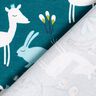Jersey coton Lapin & Biche – pétrole,  thumbnail number 5