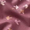 GOTS Popeline coton Petits oiseaux | by Poppy – raisin,  thumbnail number 2