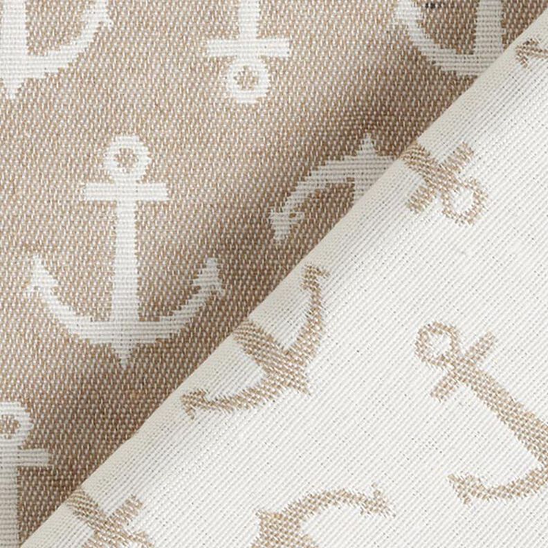 Tissu de décoration Jacquard Ancre – beige clair/sable,  image number 4