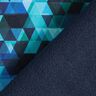 Softshell Triangles multicolores Impression numérique – bleu nuit/turquoise,  thumbnail number 5