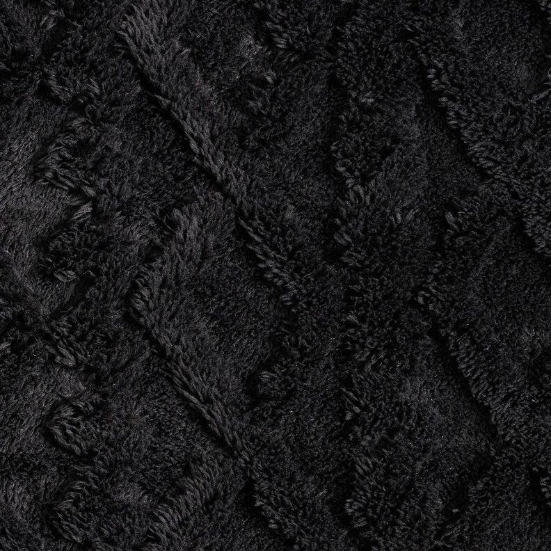 Fourrure synthétique Diamants – noir, image number 1