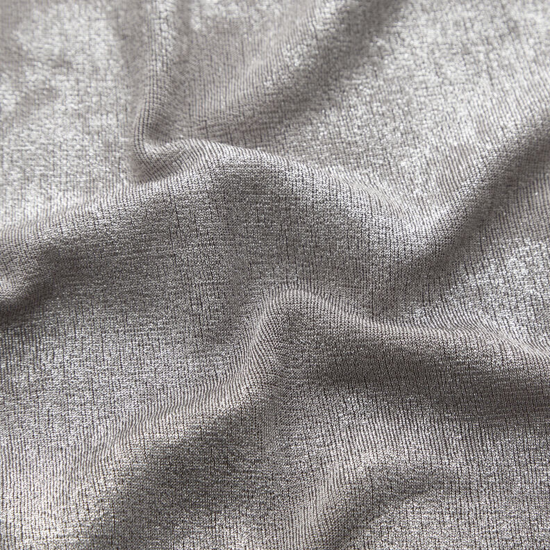 Jersey Film pailleté – gris/argent ancien, image number 3
