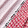 GOTS Jersey coton Mini-carreaux | TCC x LOOKS by Wolfgang Joop – rouge/blanc,  thumbnail number 4