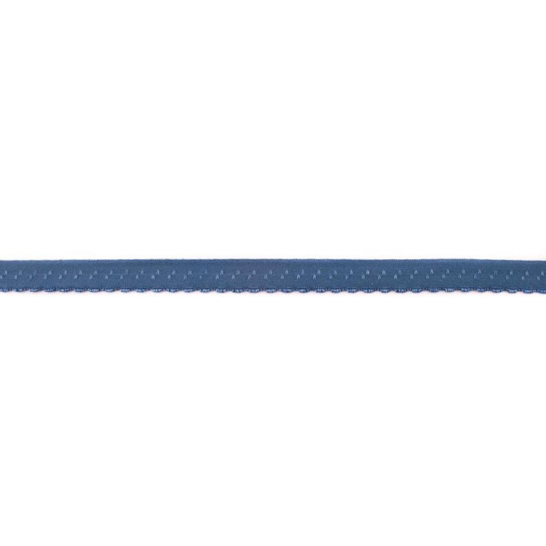 Bande à border élastique Dentelle [12 mm] – bleu jean,  image number 1