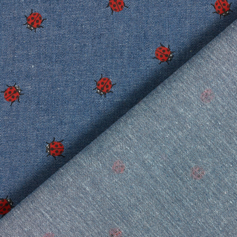 Chambray Coccinelle – bleu jean,  image number 4
