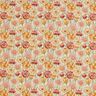 Tissu de décoration Gobelin Fleurs des champs – beige clair/carmin,  thumbnail number 1
