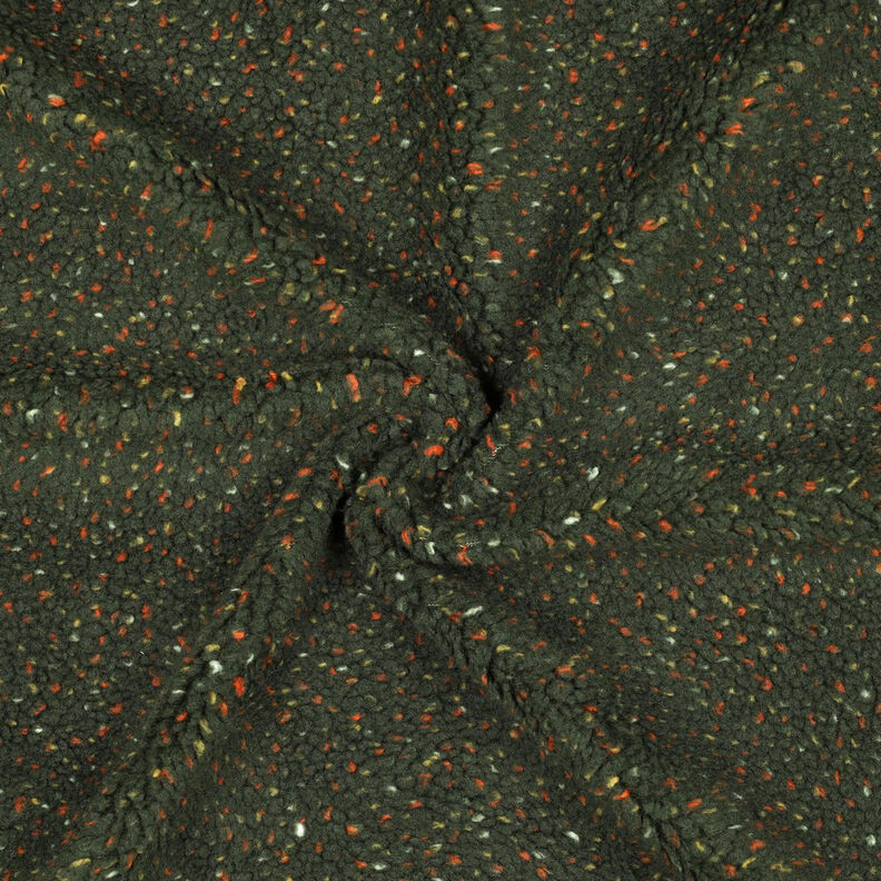 Ourson Tweed Chiné | Poppy Fabrics – vert foncé, image number 3
