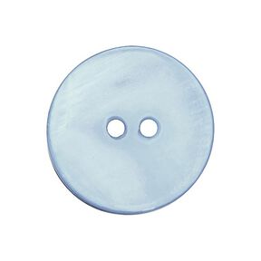 Bouton nacré pastel - bleu clair, 