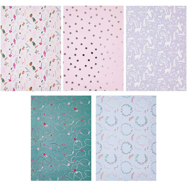 Bloc de papier à motifs Nostalgic Christmas Pastel | Rico Design, image number 3