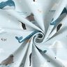 Tissu de décoration Semi-panama Animaux sur la glace – bleu bébé/blanc,  thumbnail number 3