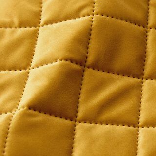 Tissu de revêtement Velours Tissu matelassé – moutarde, 