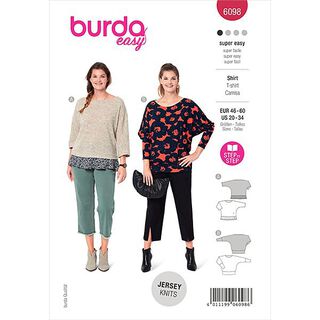 Haut, Burda 6098 | 46-60, 
