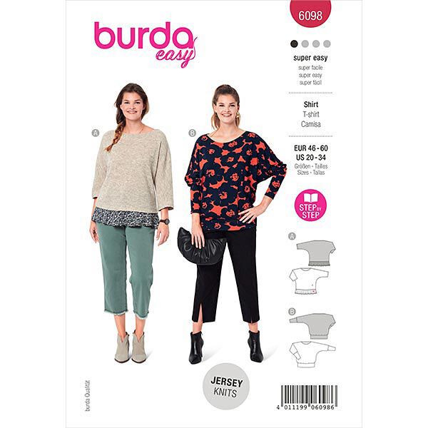 Haut, Burda 6098 | 46-60, image number 1