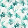 Tissu de décoration Panama Palmwedel – blanc/vert émeraude,  thumbnail number 1