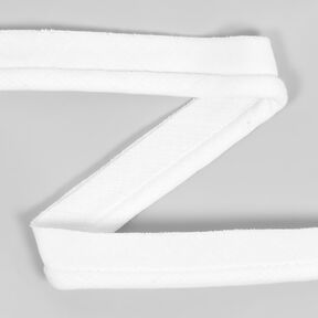 Galon passepoil en coton [20 mm] - blanc, 