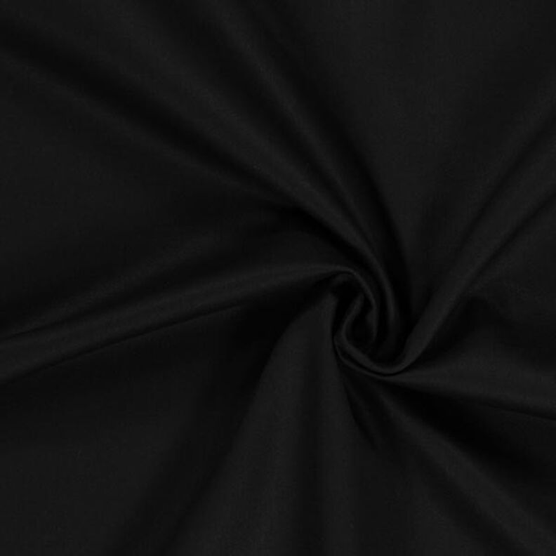 Sergé coton Uni – noir,  image number 1