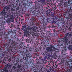 Popeline coton Fleurs sauvages | Poppy Fabrics – lavande, 