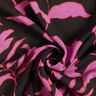 Tissu viscose Feuilles luxuriantes – noir/pourpre,  thumbnail number 3