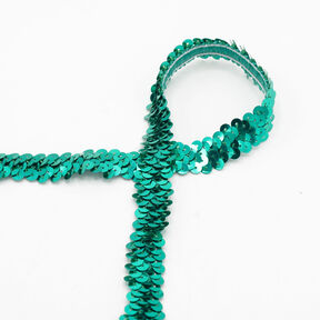 Bordure élastique paillettée [20 mm] – vert, 