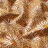 Tissu de décoration Semi-panama Grandes fleurs – beige foncé/jaune curry,  thumbnail number 2
