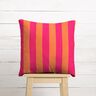 Tissu de décoration Semi-panama Grandes rayures – rose intense/orange,  thumbnail number 10
