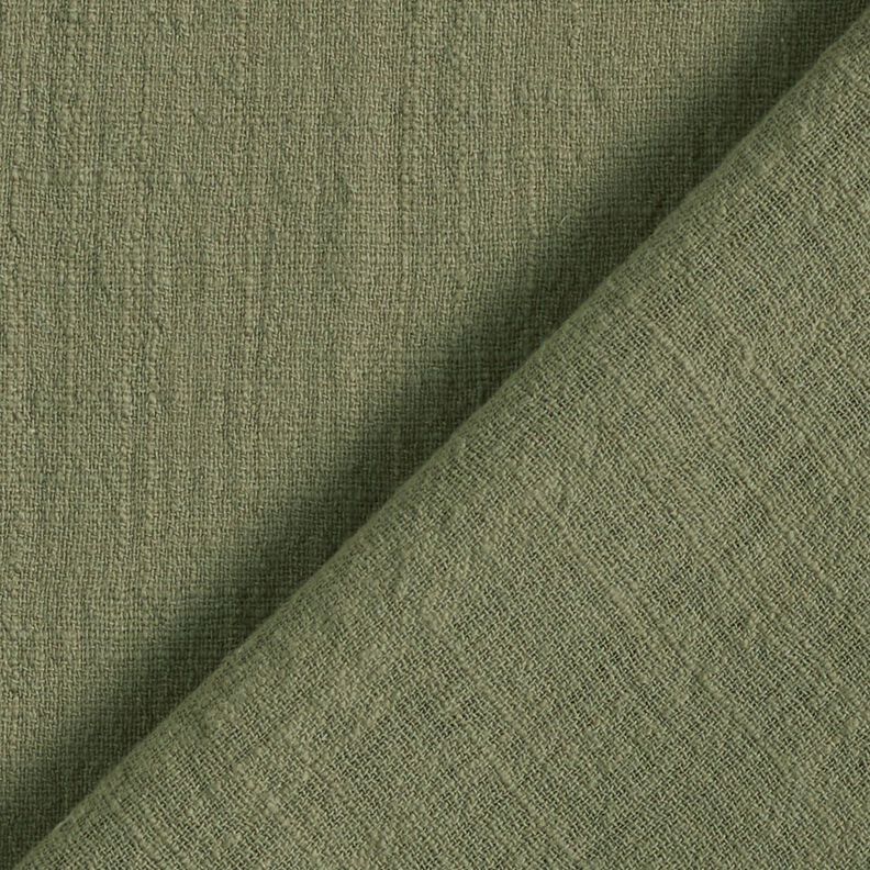 Tissu en coton aspect lin – olive,  image number 3
