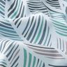 Tissu de décoration Semi-panama motif de feuilles – bleu,  thumbnail number 2