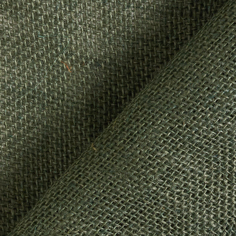 Tissu de décoration Jute Uni 150 cm – pin foncé,  image number 4