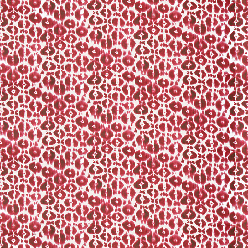 GOTS French Terry Batik motif léopard | TCC x LOOKS by Wolfgang Joop – baies/crème,  image number 1