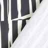 Tissu de décoration Semi-panama Formes abstraites – ivoire/noir,  thumbnail number 4