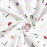 Popeline coton fleurs et papillons – blanc,  thumbnail number 3