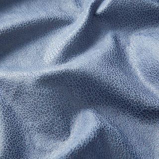 Jersey velours Imprimé serpent – bleu acier, 