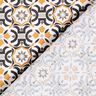 Tissu en coton Cretonne Motif de carreaux – blanc/noir,  thumbnail number 4