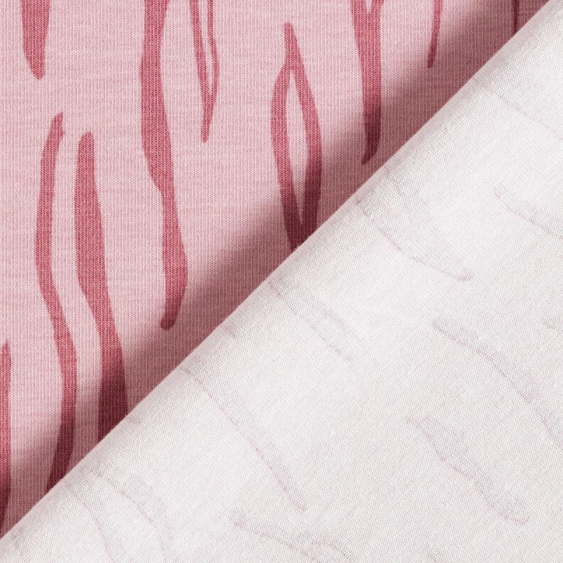 Jersey coton zèbre – vieux rose clair, image number 4