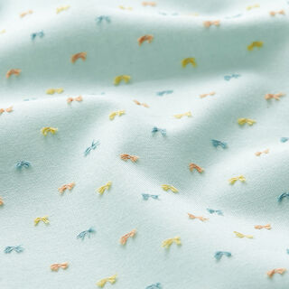 Batiste de coton fin rayures Dobby colorées, 