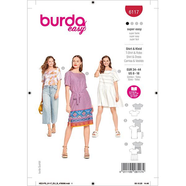 Débardeur / Robe | Burda 6117 | 34-44, image number 1