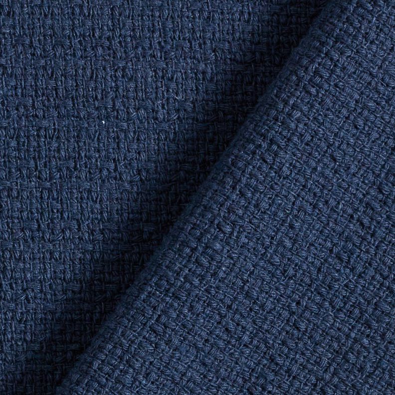Tissu pour costume tissage brut – bleu marine,  image number 3