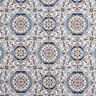 Tissu de décoration Gobelin Mandala oriental – bleu/ivoire,  thumbnail number 1