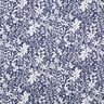Tissu viscose Fleurs et branches – indigo/blanc,  thumbnail number 1