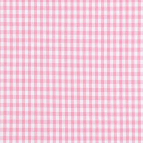 Tissu en coton Vichy à carreaux 0,5 cm – rose/blanc, 