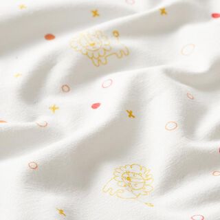 GOTS Jersey coton Lion | Tula Kids – blanc, 