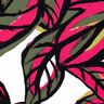 Jersey viscose Grandes feuilles – rose intense/bleu nuit,  thumbnail number 5
